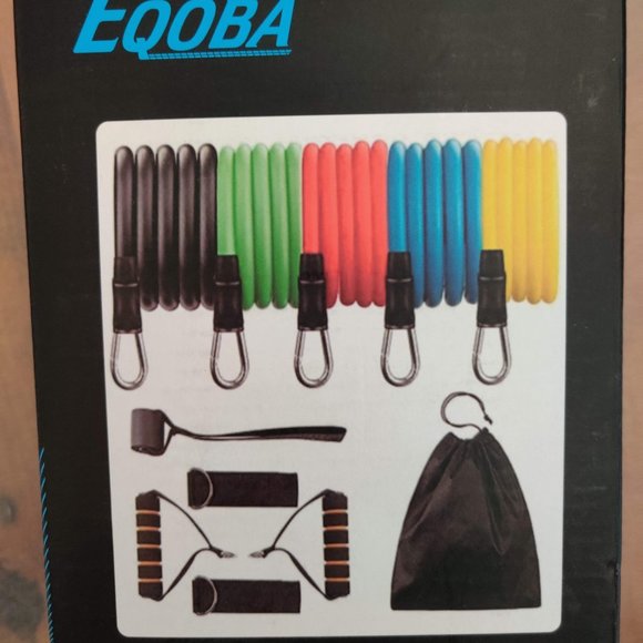 Eqoba 11 PC Resistance Bands Set, new in box - Picture 3 of 4